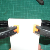 secure pages with pegs or clamps