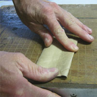 flatten cardboard toilet rolls