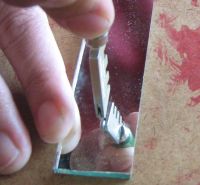 cut mirror into stips