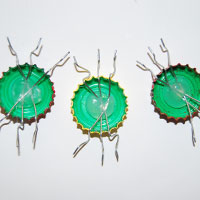 glue wire legs into place