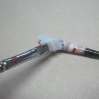 varnish outside of the recycled paper bead