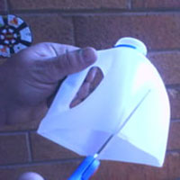 cut with scissors