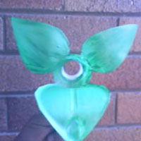 painted milk bottle