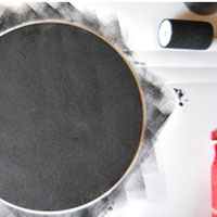 paint recycled clock