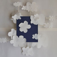 recycled plastic clock