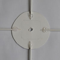 glue skewers in place for clock