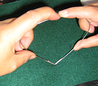 fold wire heart