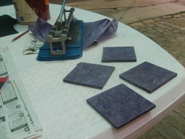 let tile dry