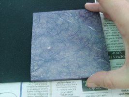 leave tile to dry