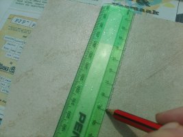 measure tile