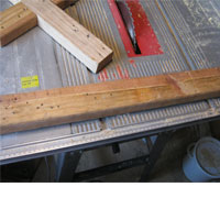 length of recycled wood