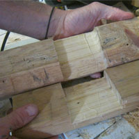 router both wooden beams