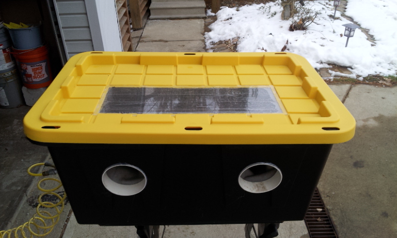 DIY Sandblastign box