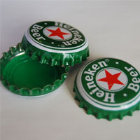 recycled bottle tops